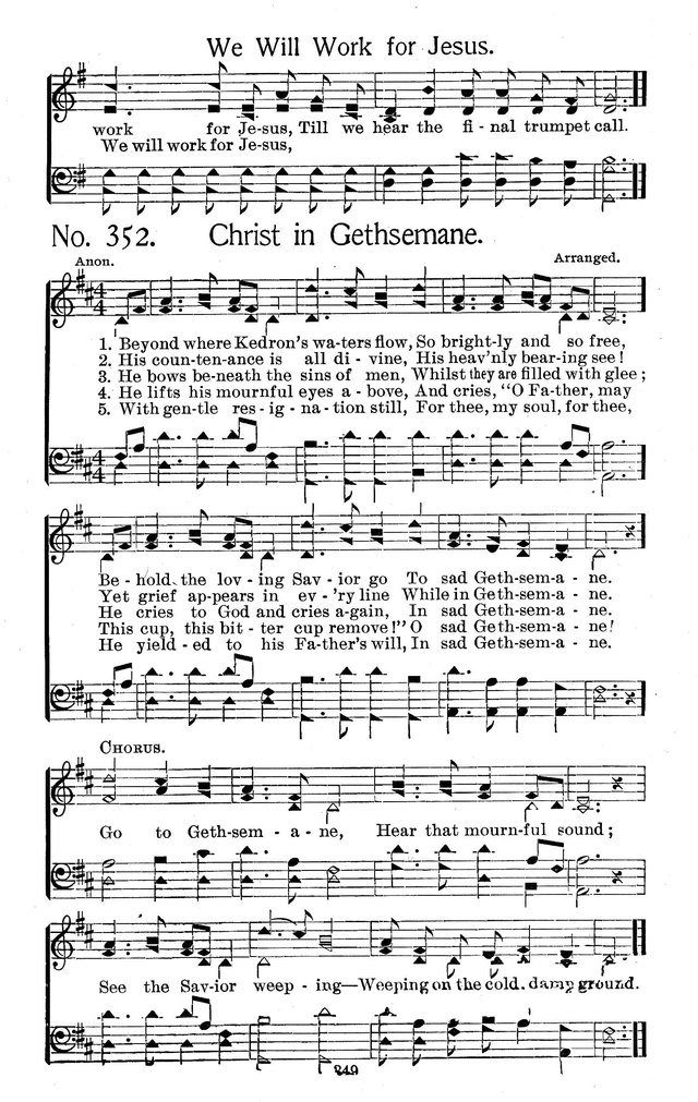 Select Hymns: for Christian worship and general gospel service page 349