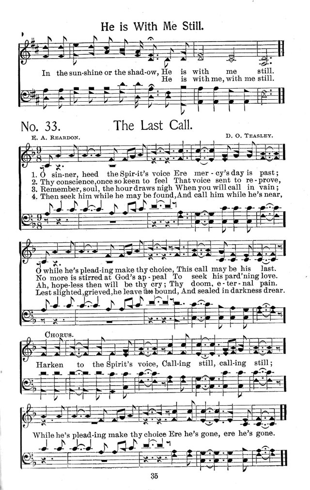 Select Hymns: for Christian worship and general gospel service page 35
