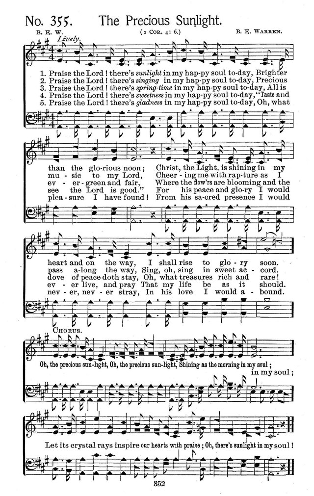 Select Hymns: for Christian worship and general gospel service page 352