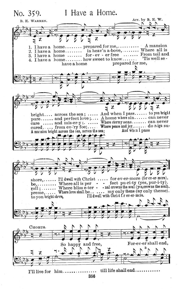 Select Hymns: for Christian worship and general gospel service page 356