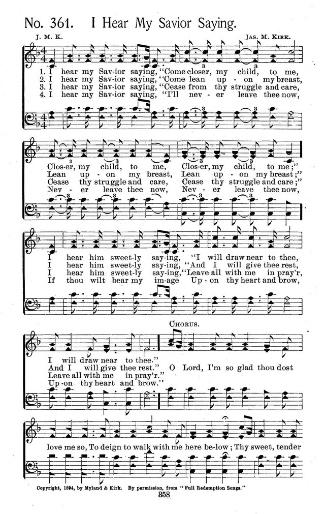 Select Hymns: for Christian worship and general gospel service page 358
