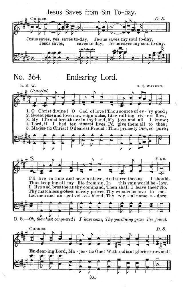 Select Hymns: for Christian worship and general gospel service page 361