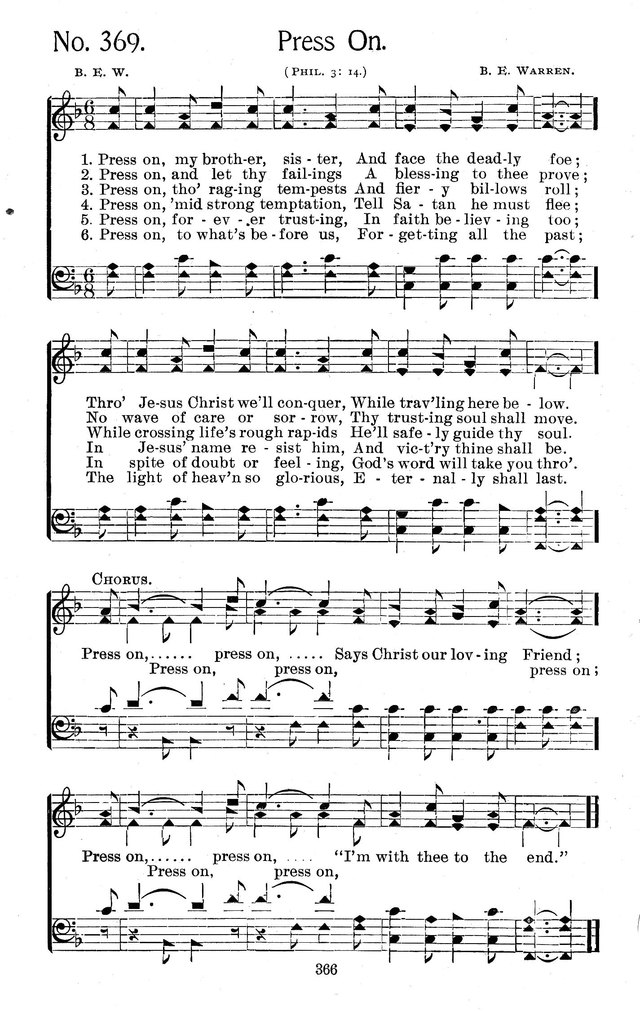 Select Hymns: for Christian worship and general gospel service page 366