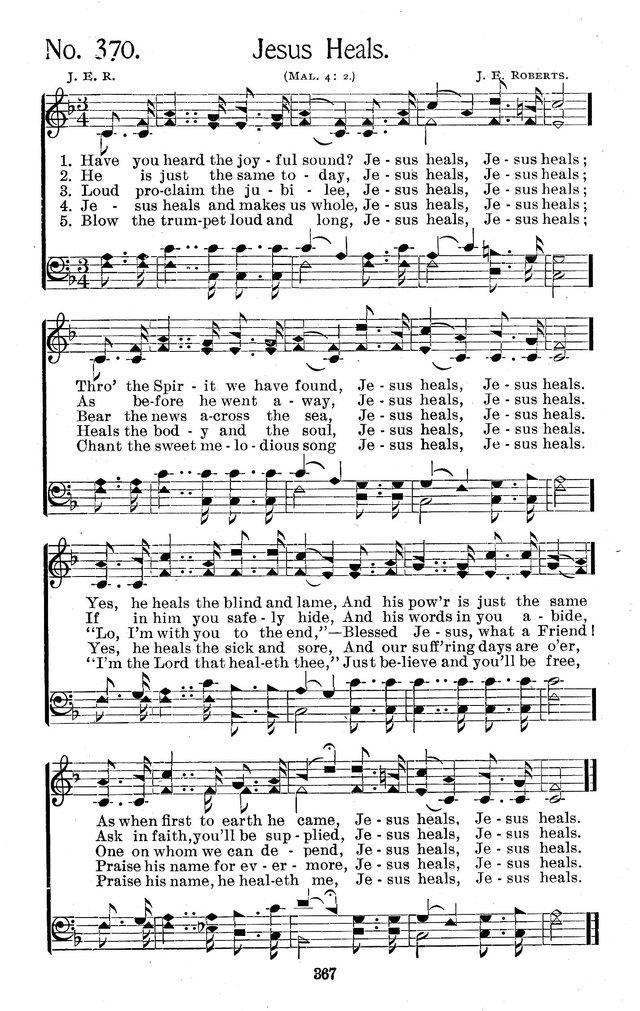 Select Hymns: for Christian worship and general gospel service page 367