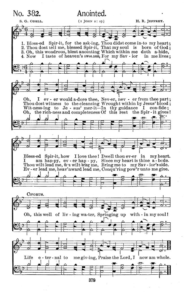 Select Hymns: for Christian worship and general gospel service page 379