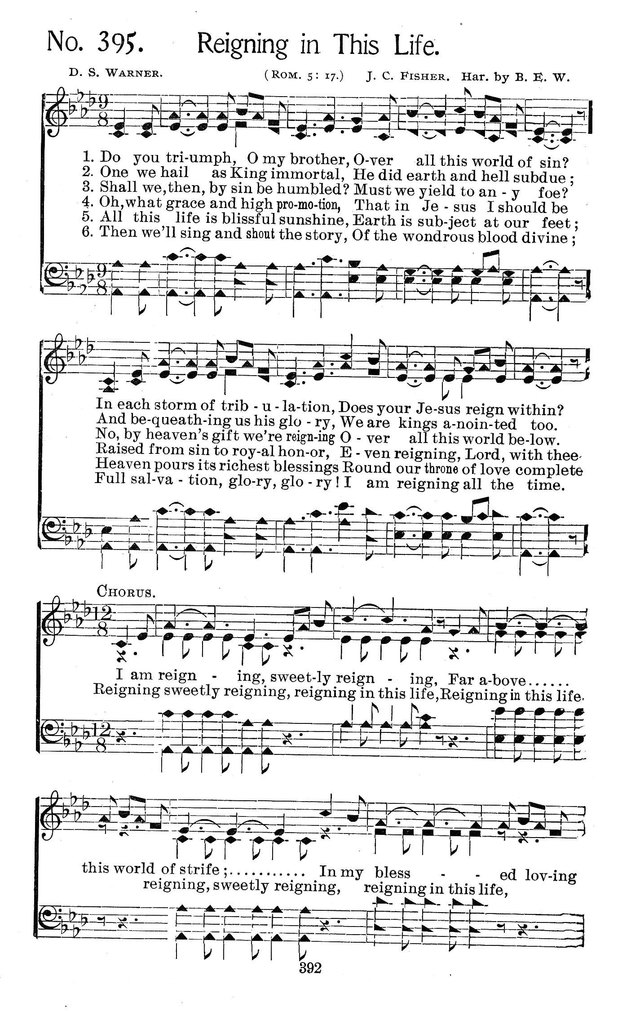 Select Hymns: for Christian worship and general gospel service page 392
