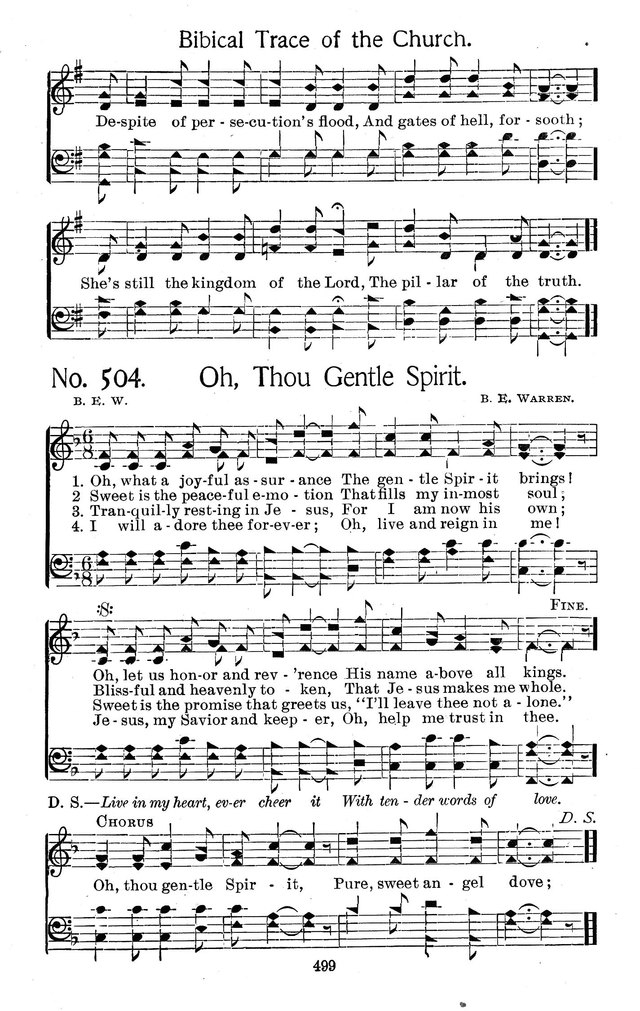 Select Hymns: for Christian worship and general gospel service page 499