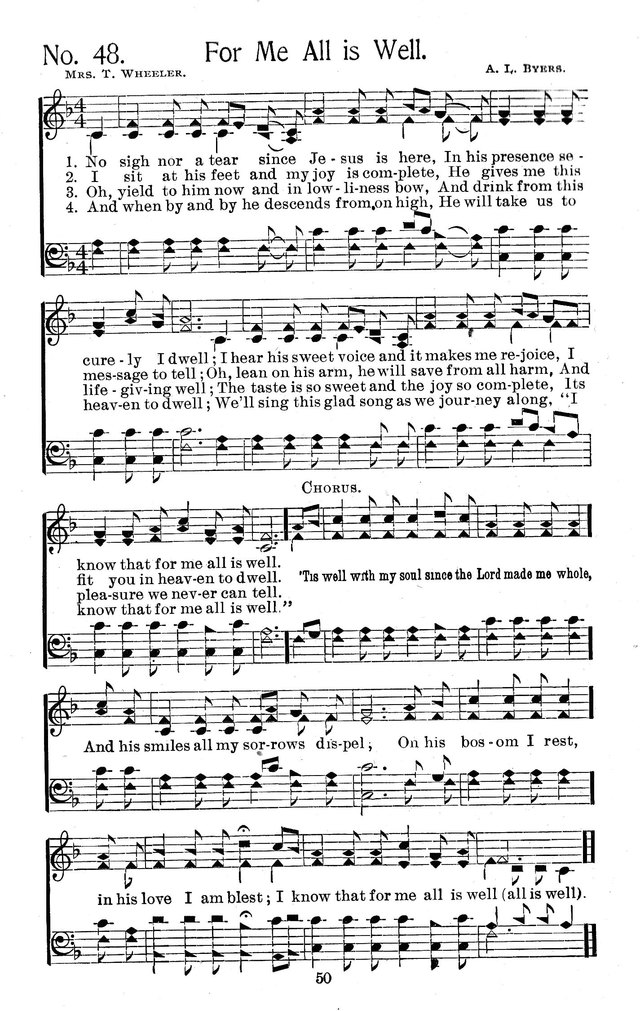 Select Hymns: for Christian worship and general gospel service page 50