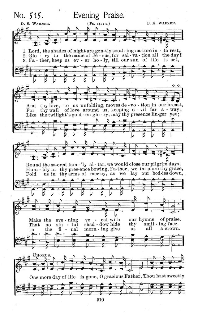 Select Hymns: for Christian worship and general gospel service page 510