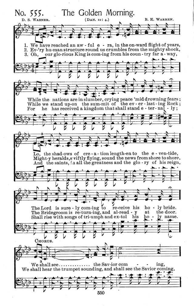 Select Hymns: for Christian worship and general gospel service page 550