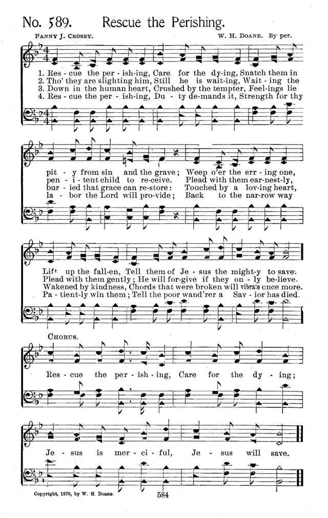 Select Hymns: for Christian worship and general gospel service page 584