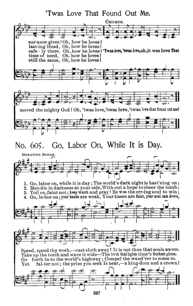 Select Hymns: for Christian worship and general gospel service page 597