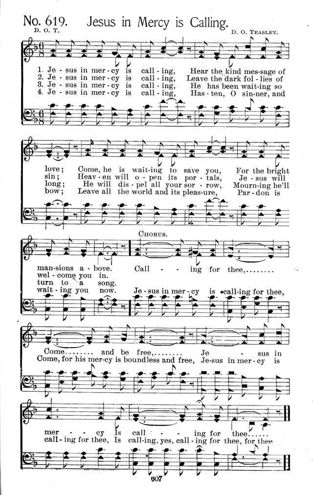 Select Hymns: for Christian worship and general gospel service page 607