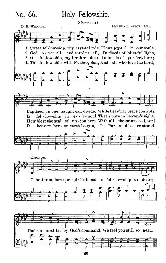 Select Hymns: for Christian worship and general gospel service page 68