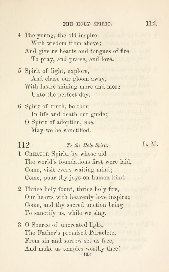A Selection of Hymns: designed as a supplement to the "psalms and hymns" of the Presbyterian church page 105