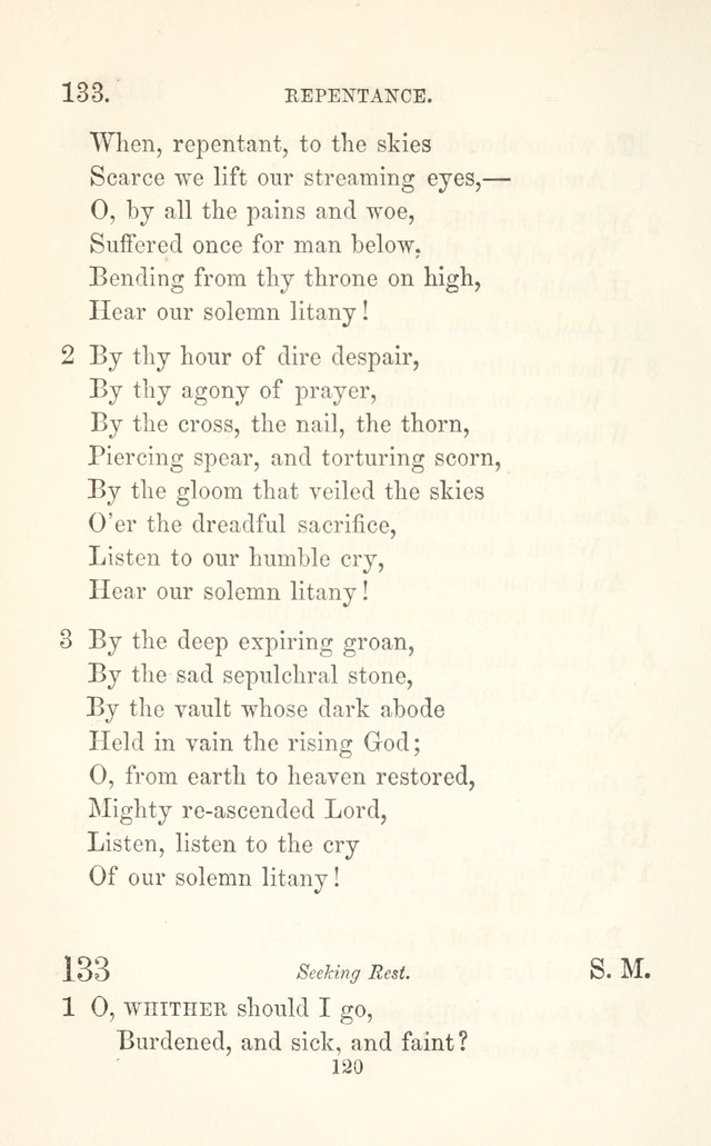 A Selection of Hymns: designed as a supplement to the "psalms and hymns" of the Presbyterian church page 122