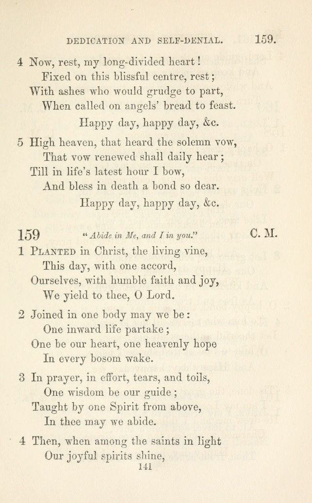 A Selection of Hymns: designed as a supplement to the "psalms and hymns" of the Presbyterian church page 143