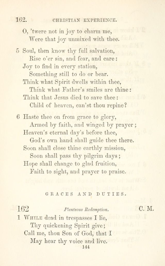 A Selection of Hymns: designed as a supplement to the "psalms and hymns" of the Presbyterian church page 146