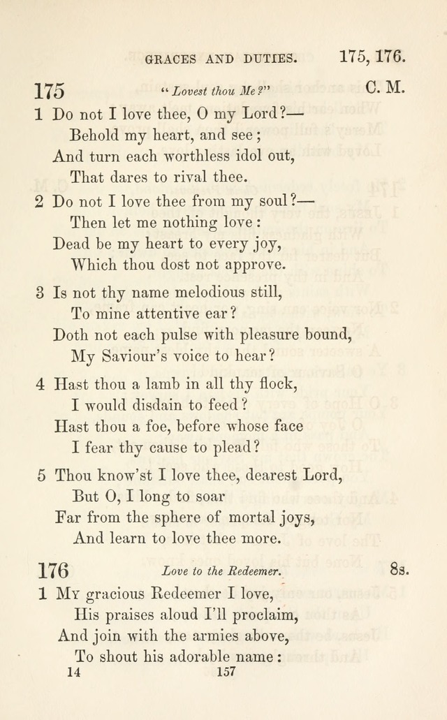 A Selection of Hymns: designed as a supplement to the "psalms and hymns" of the Presbyterian church page 159
