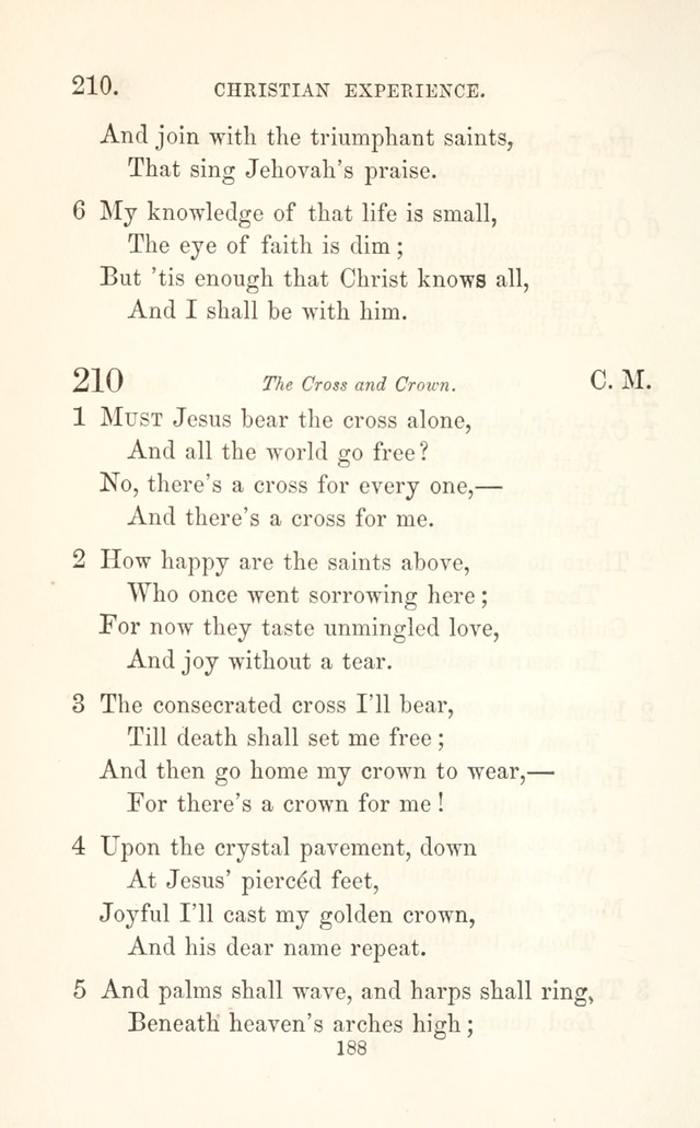 A Selection of Hymns: designed as a supplement to the "psalms and hymns" of the Presbyterian church page 190