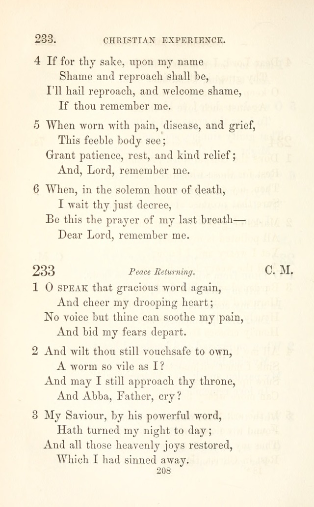A Selection of Hymns: designed as a supplement to the "psalms and hymns" of the Presbyterian church page 210