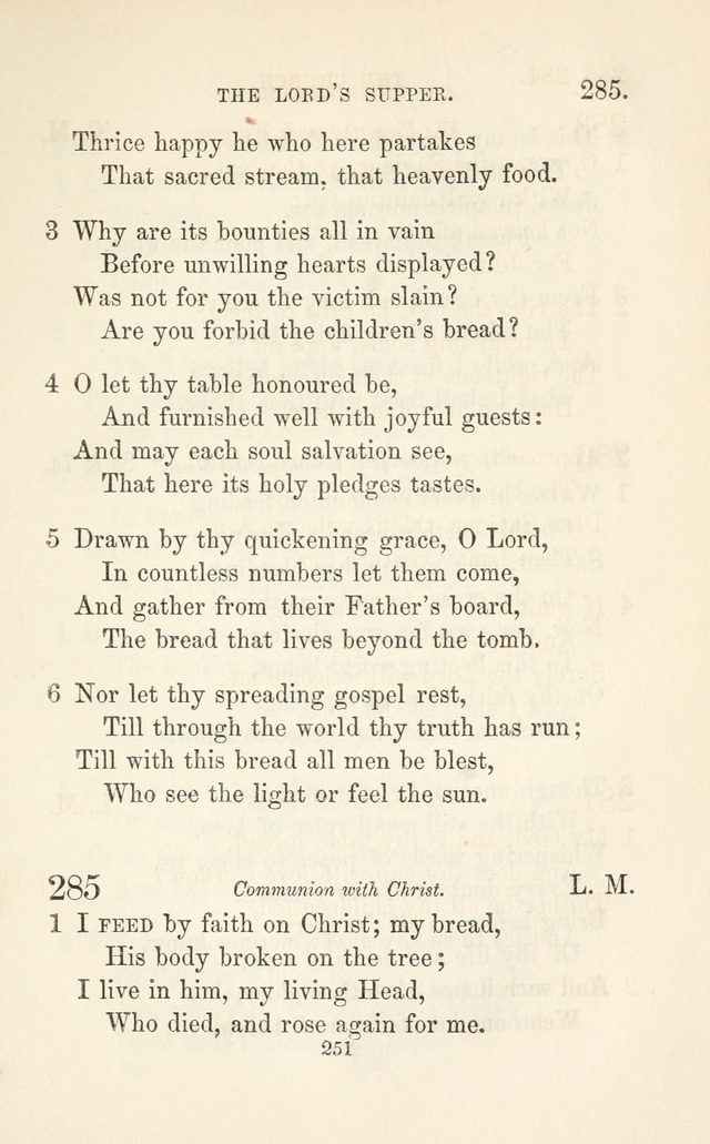 A Selection of Hymns: designed as a supplement to the "psalms and hymns" of the Presbyterian church page 253