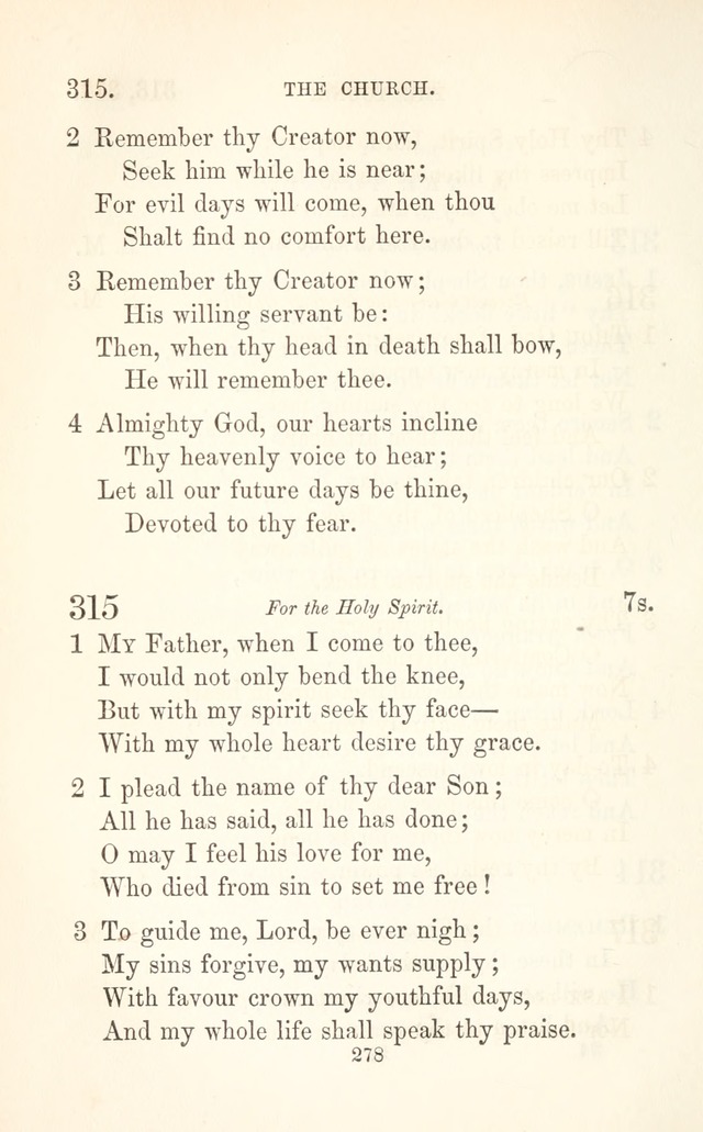 A Selection of Hymns: designed as a supplement to the "psalms and hymns" of the Presbyterian church page 280