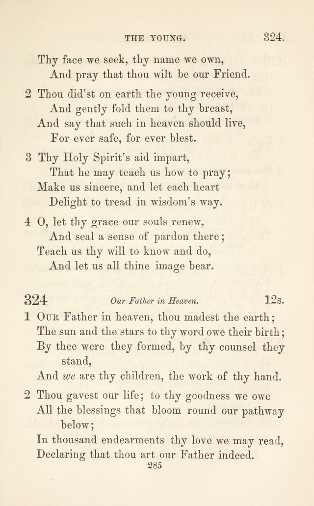 A Selection of Hymns: designed as a supplement to the "psalms and hymns" of the Presbyterian church page 287