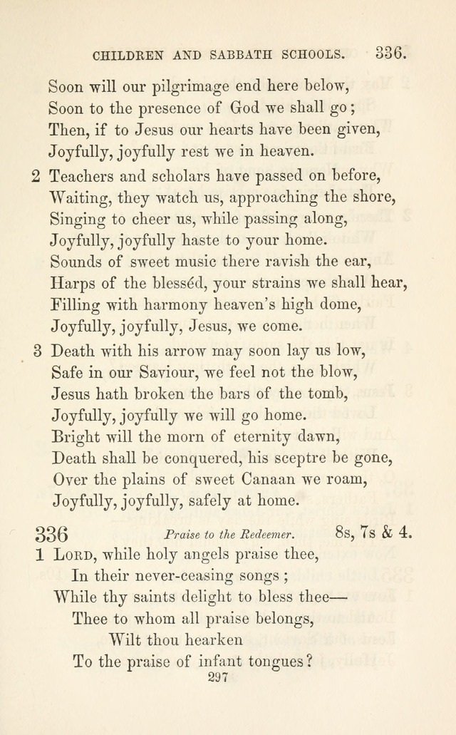 A Selection of Hymns: designed as a supplement to the "psalms and hymns" of the Presbyterian church page 299
