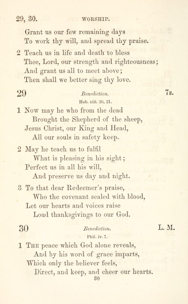 A Selection of Hymns: designed as a supplement to the "psalms and hymns" of the Presbyterian church page 30