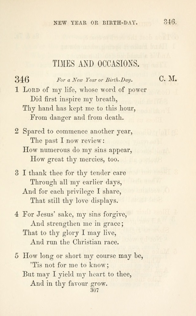 A Selection of Hymns: designed as a supplement to the "psalms and hymns" of the Presbyterian church page 309