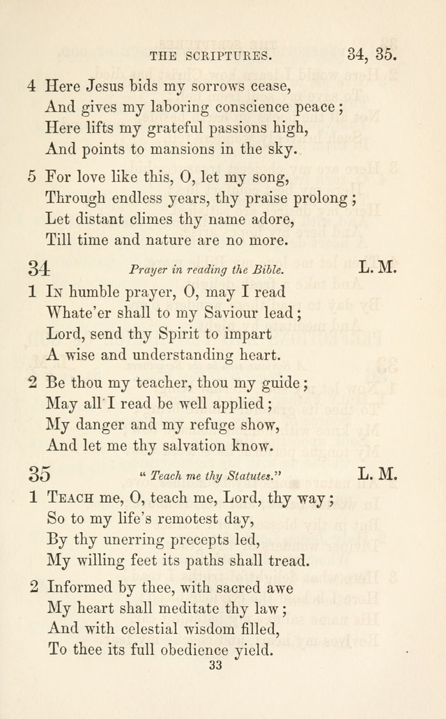 A Selection of Hymns: designed as a supplement to the "psalms and hymns" of the Presbyterian church page 33