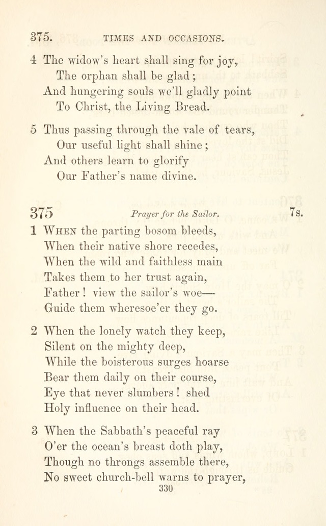 A Selection of Hymns: designed as a supplement to the "psalms and hymns" of the Presbyterian church page 332