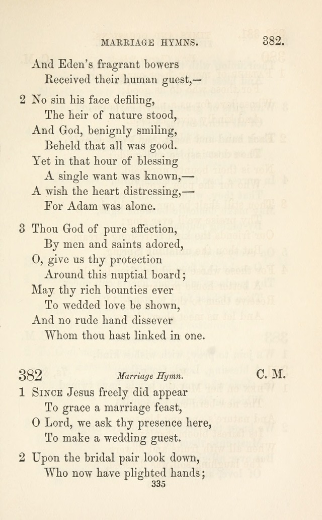 A Selection of Hymns: designed as a supplement to the "psalms and hymns" of the Presbyterian church page 337