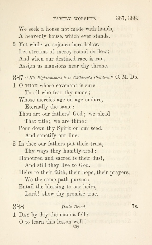 A Selection of Hymns: designed as a supplement to the "psalms and hymns" of the Presbyterian church page 341