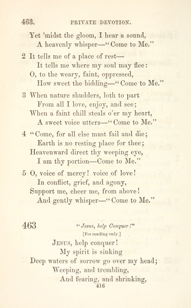 A Selection of Hymns: designed as a supplement to the "psalms and hymns" of the Presbyterian church page 418