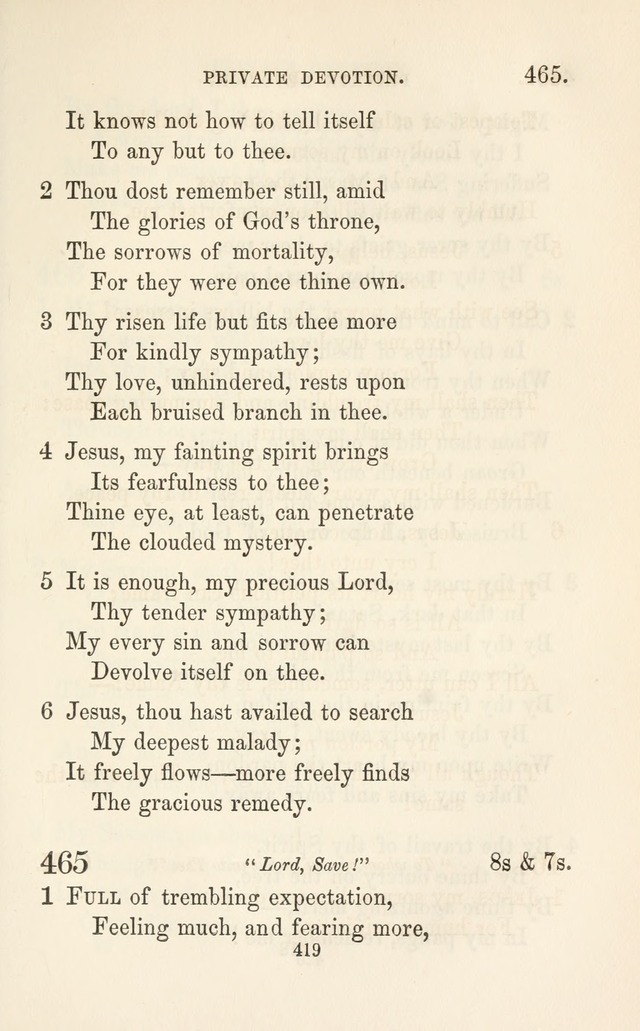 A Selection of Hymns: designed as a supplement to the "psalms and hymns" of the Presbyterian church page 421
