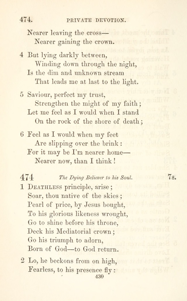 A Selection of Hymns: designed as a supplement to the "psalms and hymns" of the Presbyterian church page 432
