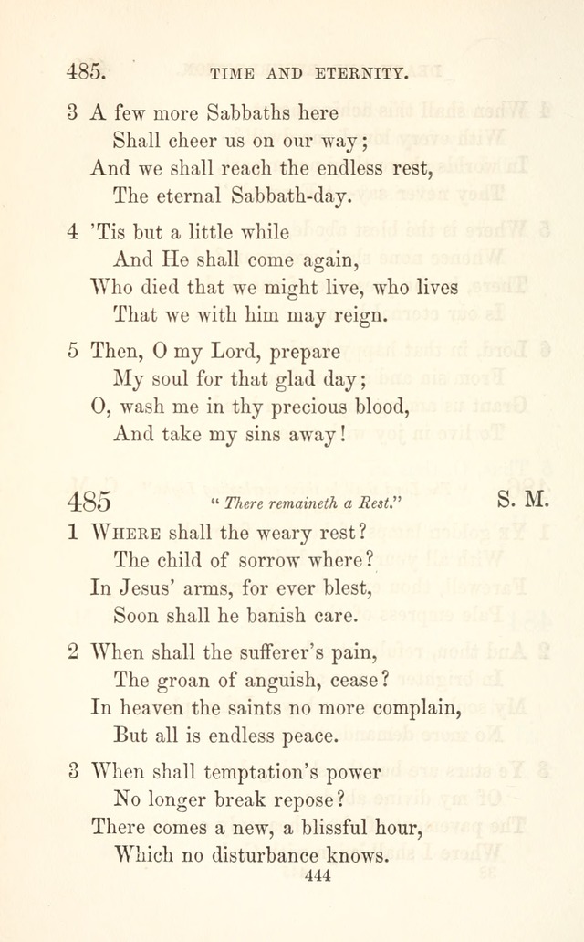 A Selection of Hymns: designed as a supplement to the "psalms and hymns" of the Presbyterian church page 446
