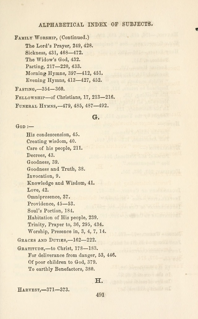 A Selection of Hymns: designed as a supplement to the "psalms and hymns" of the Presbyterian church page 493