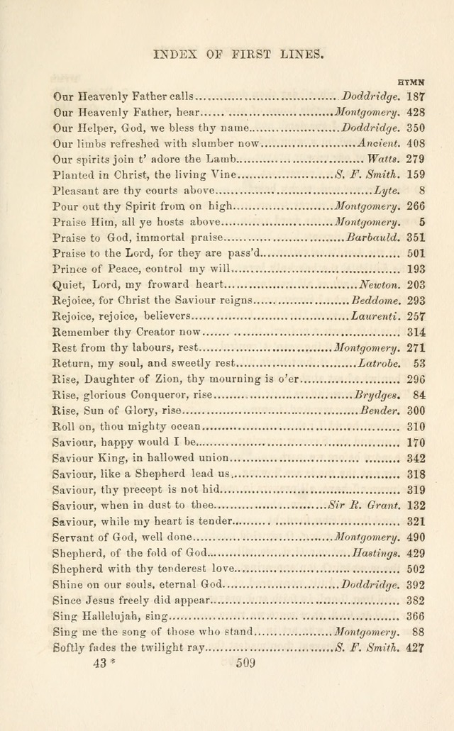 A Selection of Hymns: designed as a supplement to the "psalms and hymns" of the Presbyterian church page 511