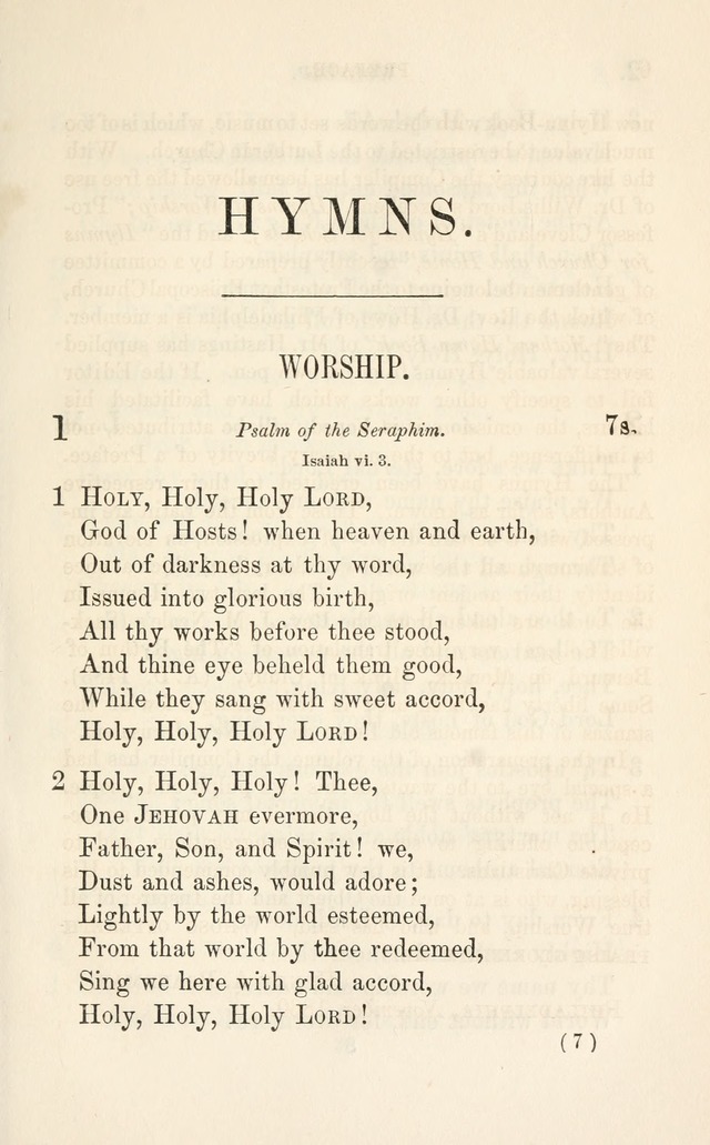 A Selection of Hymns: designed as a supplement to the "psalms and hymns" of the Presbyterian church page 7
