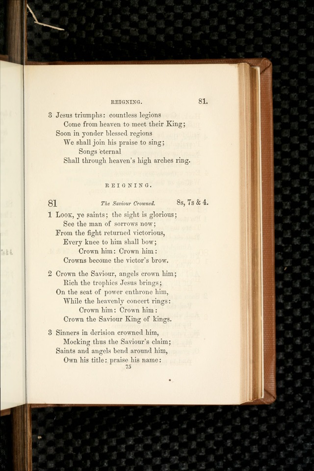 A Selection of Hymns: designed as a supplement to the "psalms and hymns" of the Presbyterian church page 77
