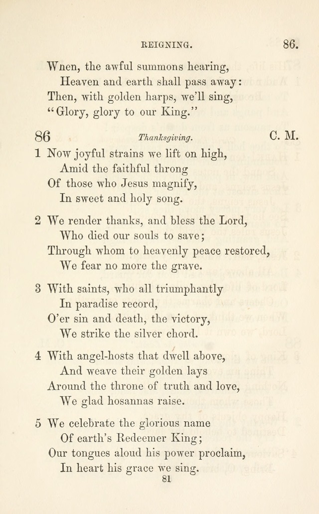 A Selection of Hymns: designed as a supplement to the "psalms and hymns" of the Presbyterian church page 83