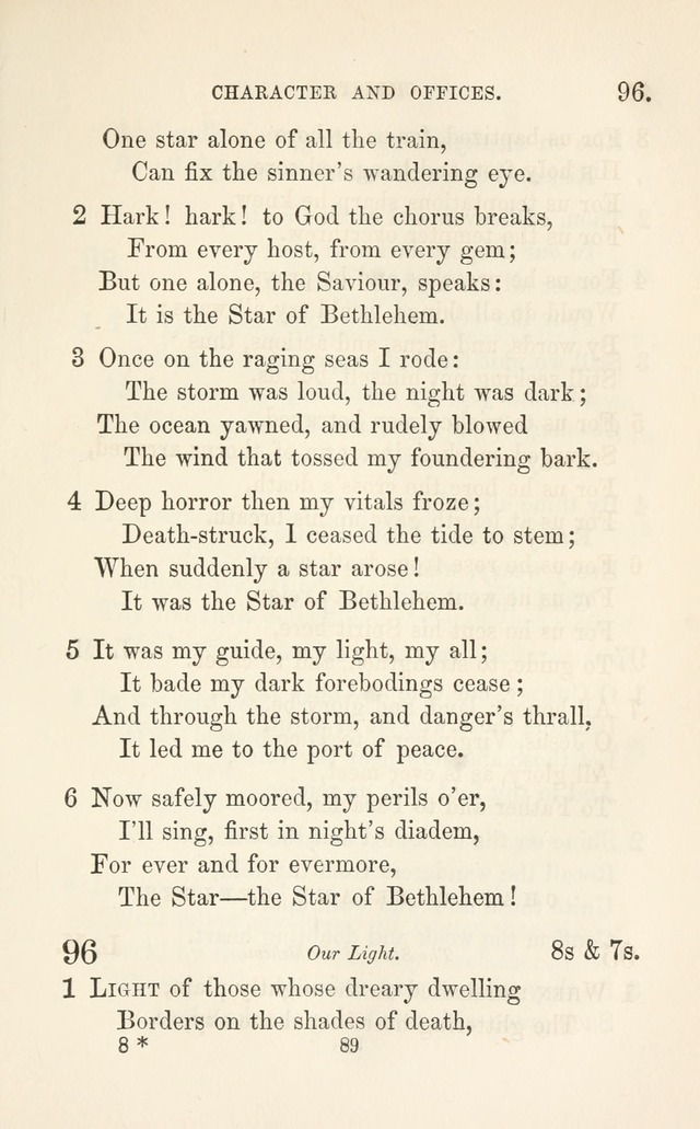 A Selection of Hymns: designed as a supplement to the "psalms and hymns" of the Presbyterian church page 91