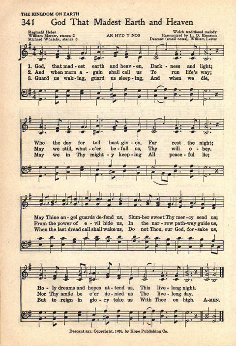 The Service Hymnal: Compiled for general use in all religious services of the Church, School and Home page 283