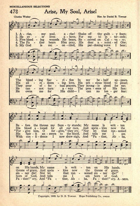 The Service Hymnal: Compiled for general use in all religious services of the Church, School and Home page 405