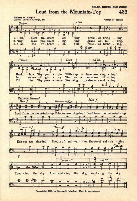 The Service Hymnal: Compiled for general use in all religious services of the Church, School and Home page 410
