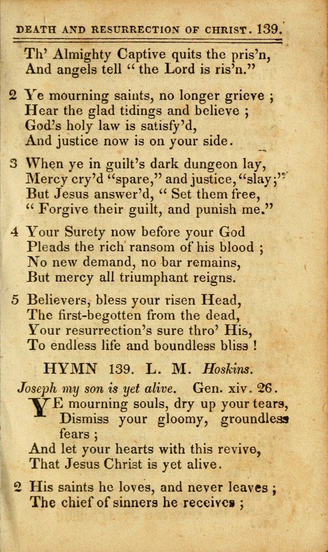 A Selection of Hymns: including a few originals, designed to aid the friends of  Zion in their private and social worship page 141