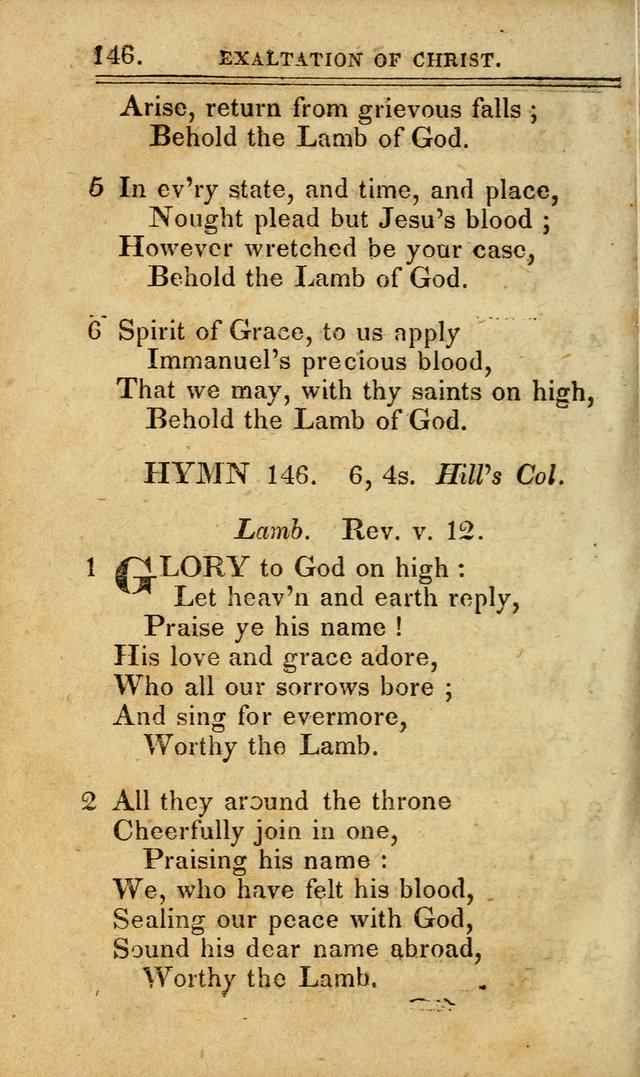 A Selection of Hymns: including a few originals, designed to aid the friends of  Zion in their private and social worship page 148